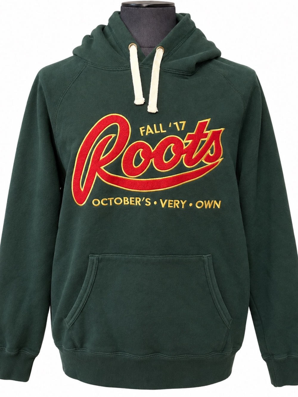 Roots x OVO Men's Forest Green Logo Hoodie